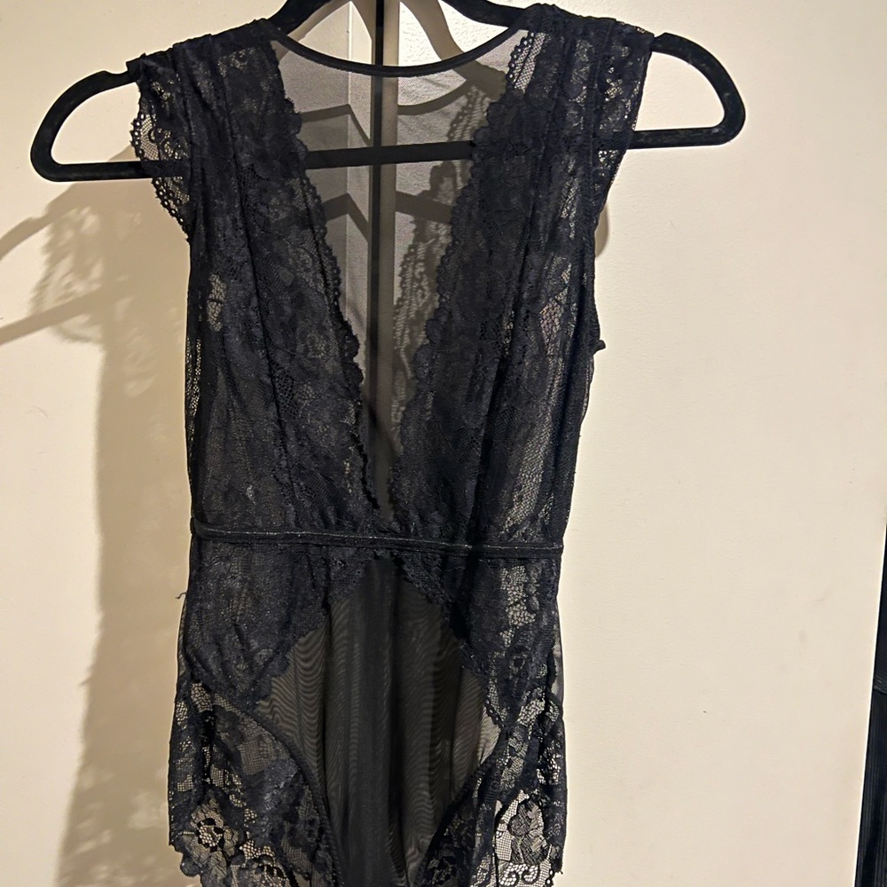 Black Lace Bodysuit